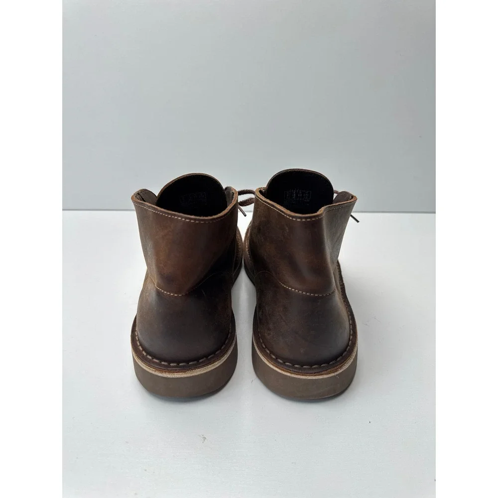 Clarks Bushacre 2 Dark Brown Leather Chukka Desert Boots Mens 10 M 260822863100
